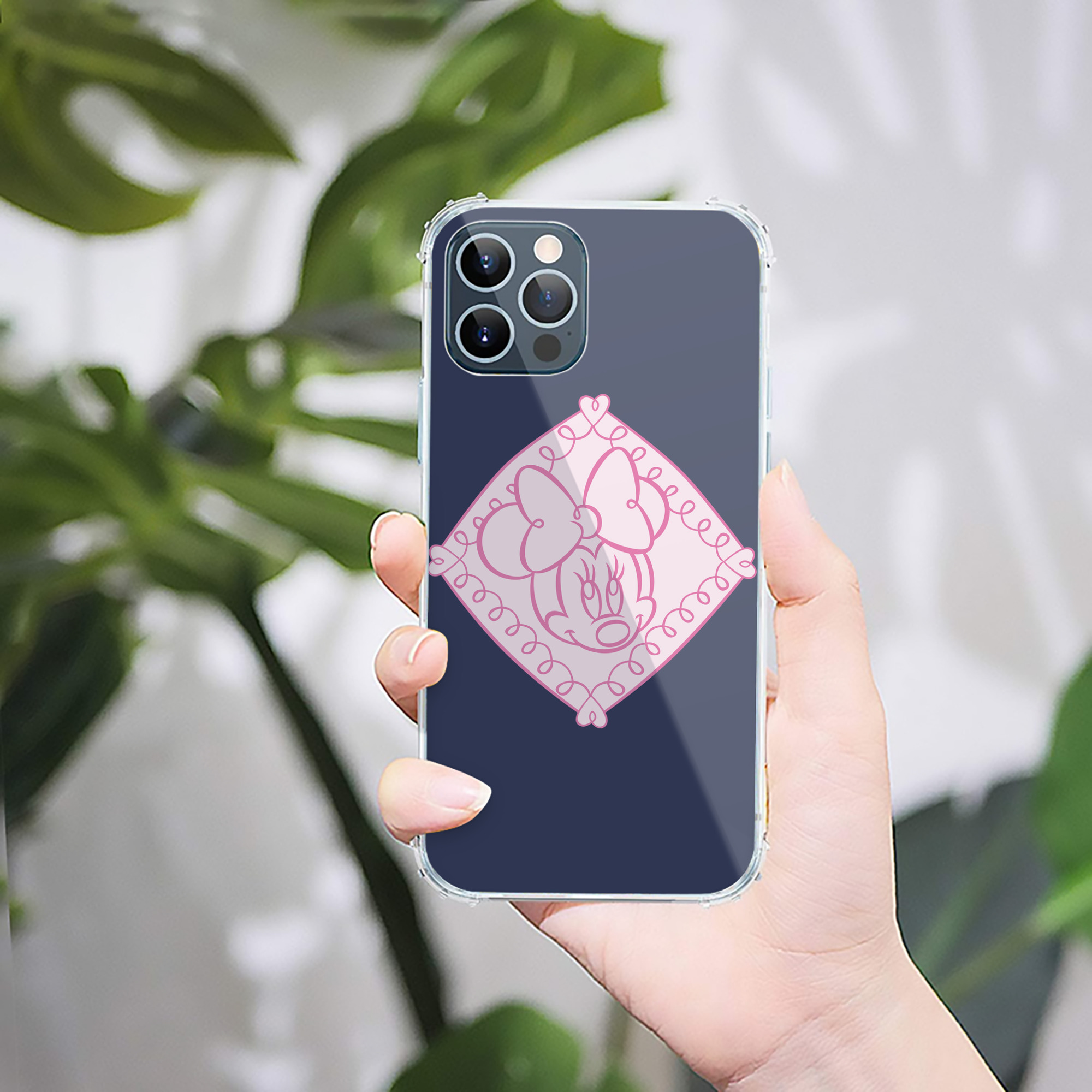ミッキーマウス Mickey Mouse 【iPhone 12シリーズ対応】透明スマホケース（クリアソフトケース）